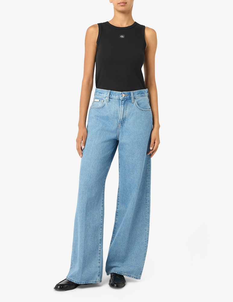 Calvin Klein Jeans Jeans wide leg Radio Blues - immagine 2 Calvin Klein Jeans Jeans wide leg Radio Blues - immagine 2