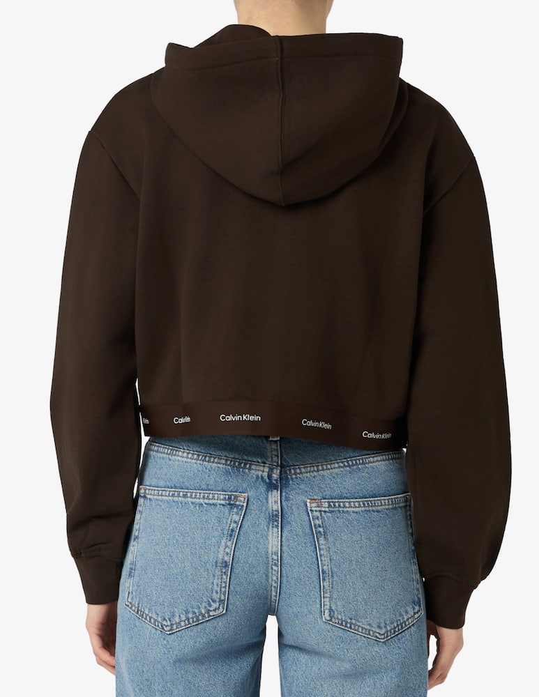 rinascente Calvin Klein Jeans Cropped zip-up hoodie