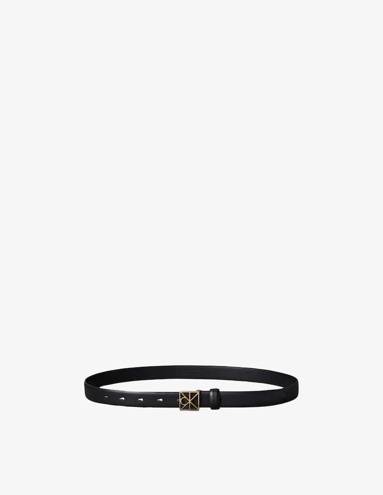 Calvin Klein Cintura liscia con fibbia logo Emblem - immagine 3 Calvin Klein Cintura liscia con fibbia logo Emblem - immagine 3