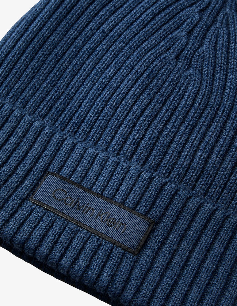 Calvin Klein Cotton rib beanie - picture 3