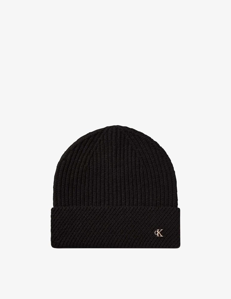 rinascente Calvin Klein Wool ribbed beanie