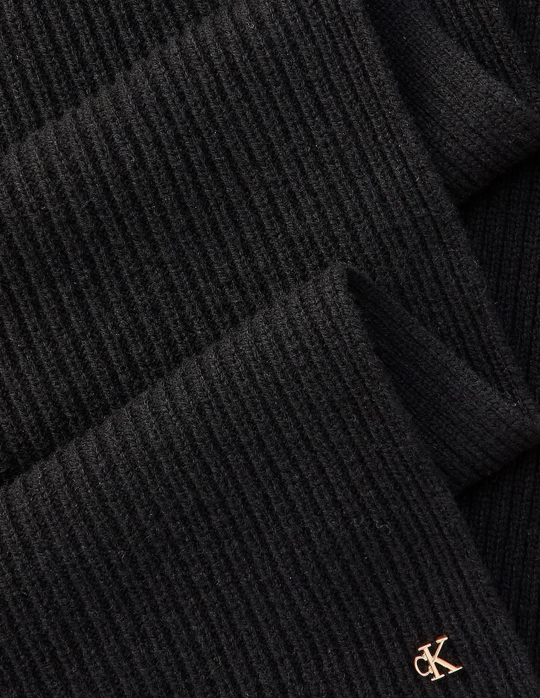 Calvin Klein Wool rib scarf - picture 3 Calvin Klein Wool rib scarf - picture 3
