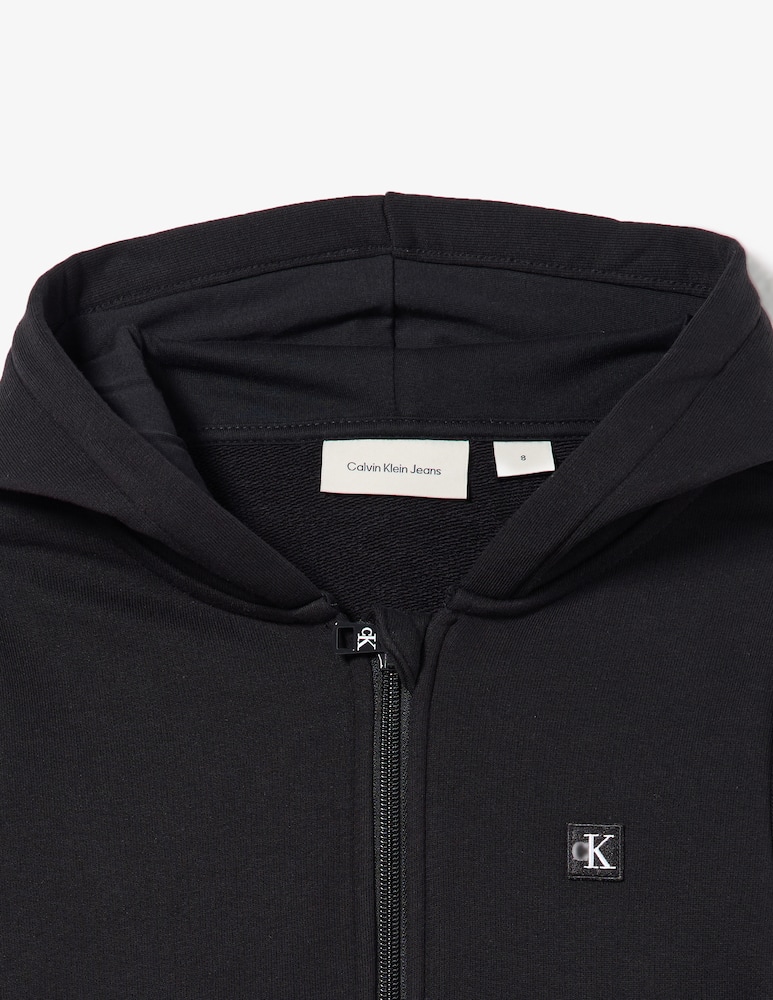 Calvin Klein Felpa con cappuccio e zip logo - immagine 3 Calvin Klein Felpa con cappuccio e zip logo - immagine 3