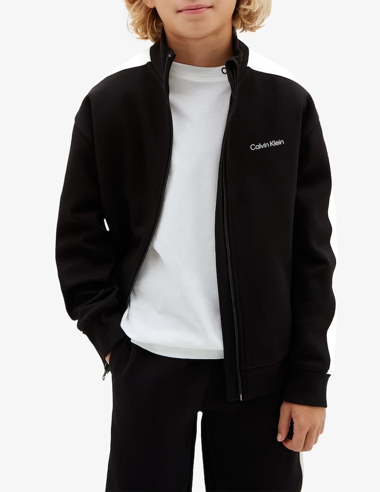 Calvin Klein Tuta terry colorblock jogging - immagine 4 Calvin Klein Tuta terry colorblock jogging - immagine 4
