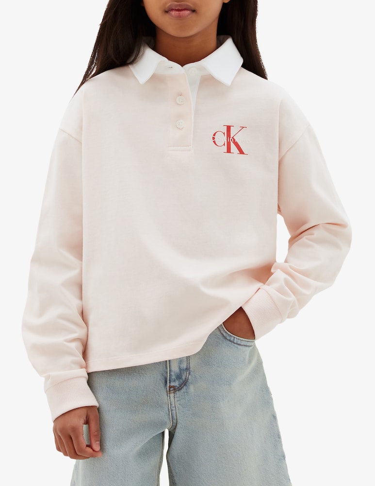 Calvin Klein Maglia rugby monologo - immagine 2 Calvin Klein Maglia rugby monologo - immagine 2