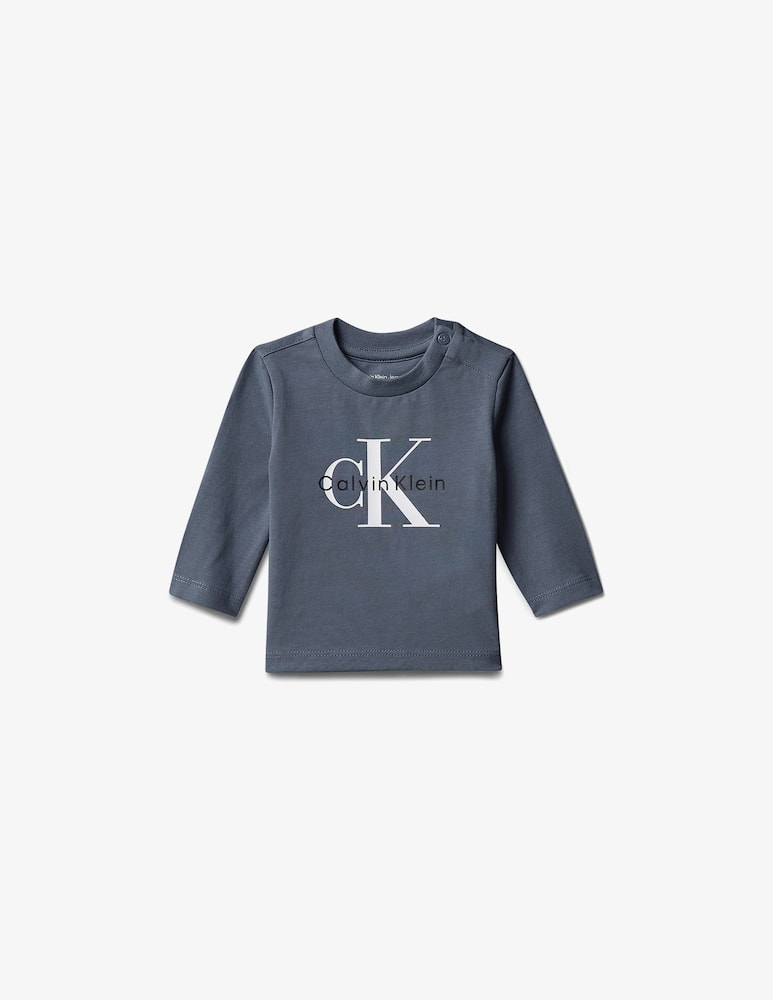 Calvin Klein T-shirt maniche lunghe monologo - immagine 1 Calvin Klein T-shirt maniche lunghe monologo - immagine 1