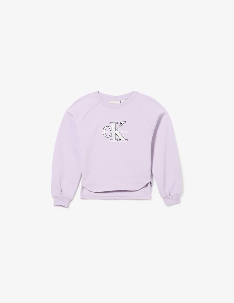Calvin Klein Felpa girocollo con logo - immagine 1 Calvin Klein Felpa girocollo con logo - immagine 1