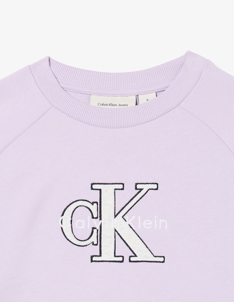 Calvin Klein Felpa girocollo con logo - immagine 3 Calvin Klein Felpa girocollo con logo - immagine 3
