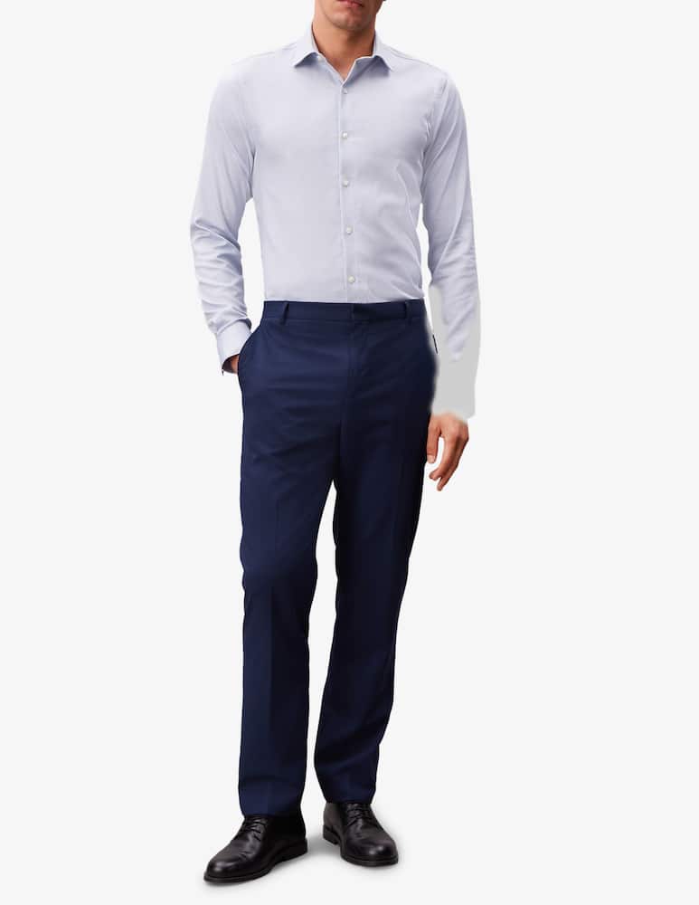 rinascente Calvin Klein Camicia slim fit in twill microperforato