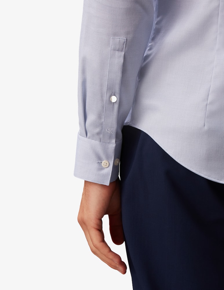 rinascente Calvin Klein Camicia slim fit in twill microperforato