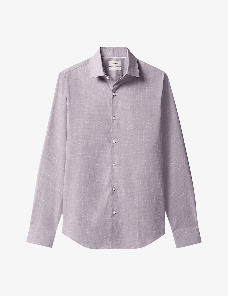 rinascente Calvin Klein Camicia in popeline a pois slim fit