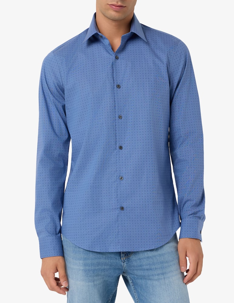 rinascente Calvin Klein Microprint geo shirt