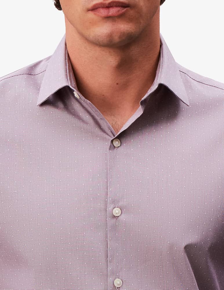 rinascente Calvin Klein Camicia in popeline a pois slim fit