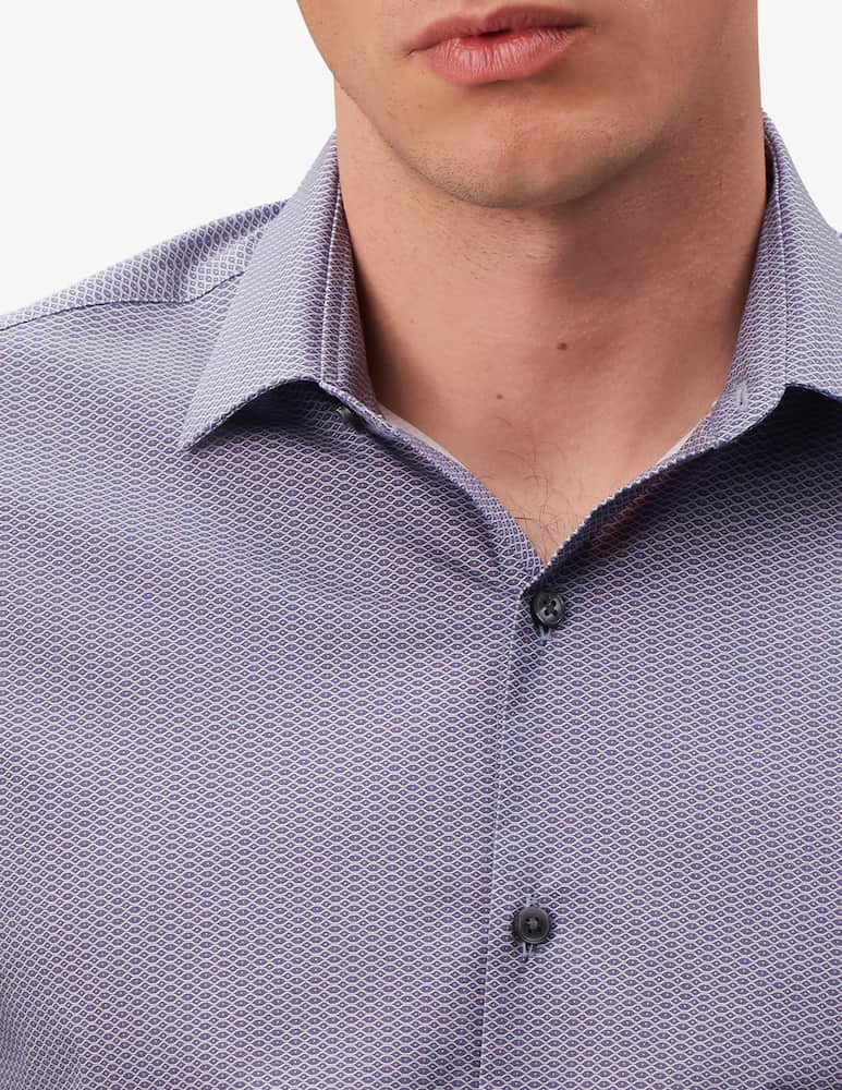 rinascente Calvin Klein Camicia in popeline a pois slim fit
