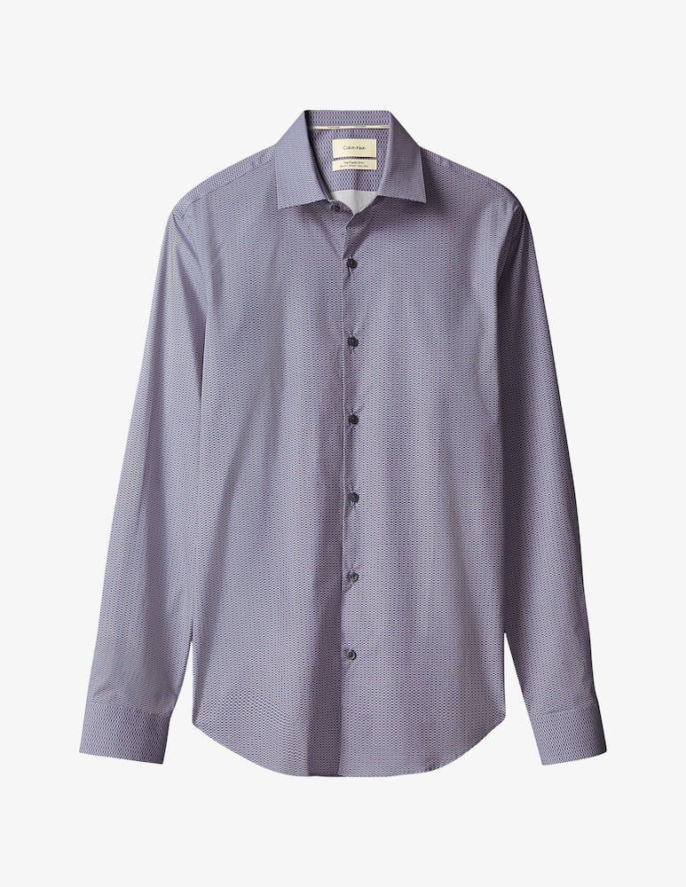 Calvin Klein Camicia in popeline a pois slim fit - immagine 7 Calvin Klein Camicia in popeline a pois slim fit - immagine 7