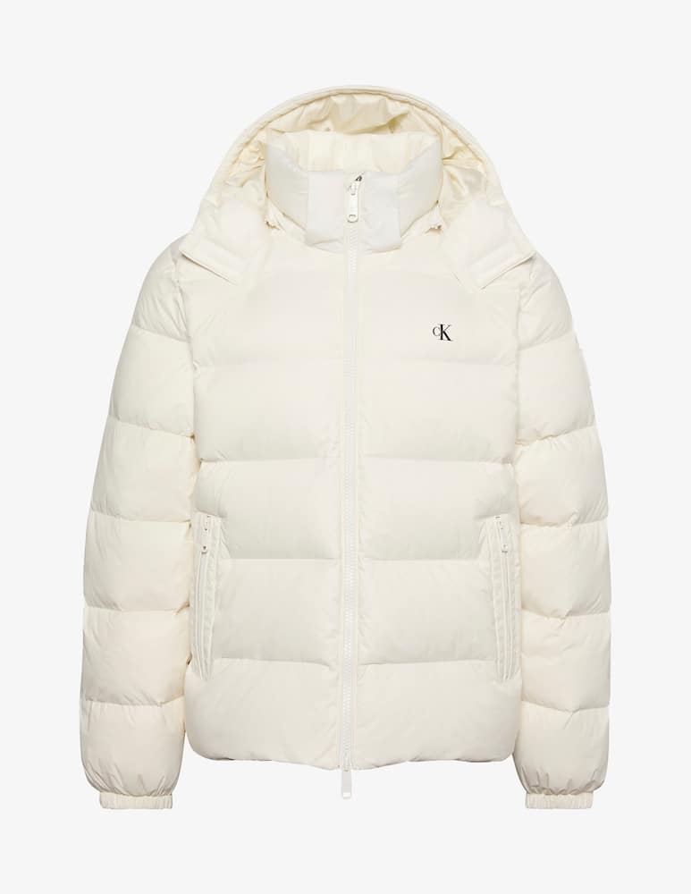 Calvin Klein Jeans Nylon zip-off hood puffer jacket - picture 7 Calvin Klein Jeans Nylon zip-off hood puffer jacket - picture 7