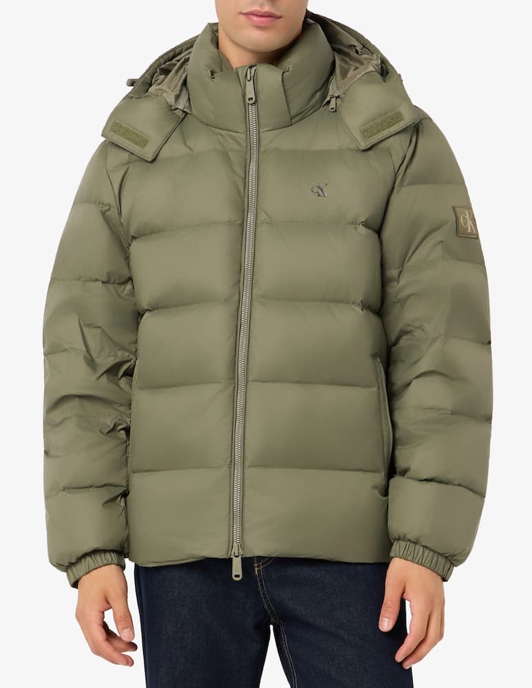 Calvin Klein Jeans zip-off hood puffer jacket - picture 1 Calvin Klein Jeans zip-off hood puffer jacket - picture 1