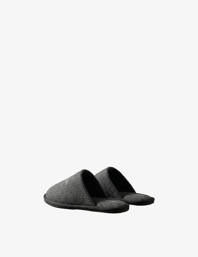 rinascente Calvin Klein Felt logo slippers
