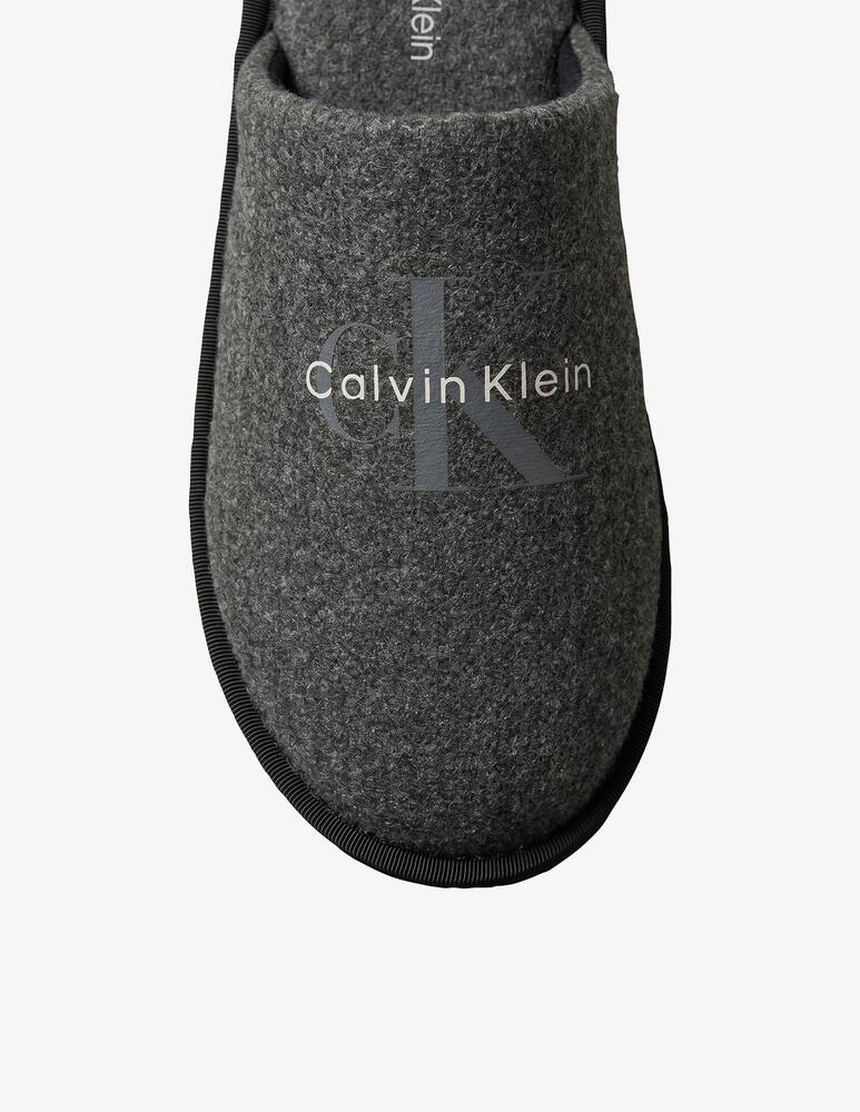 rinascente Calvin Klein Felt logo slippers