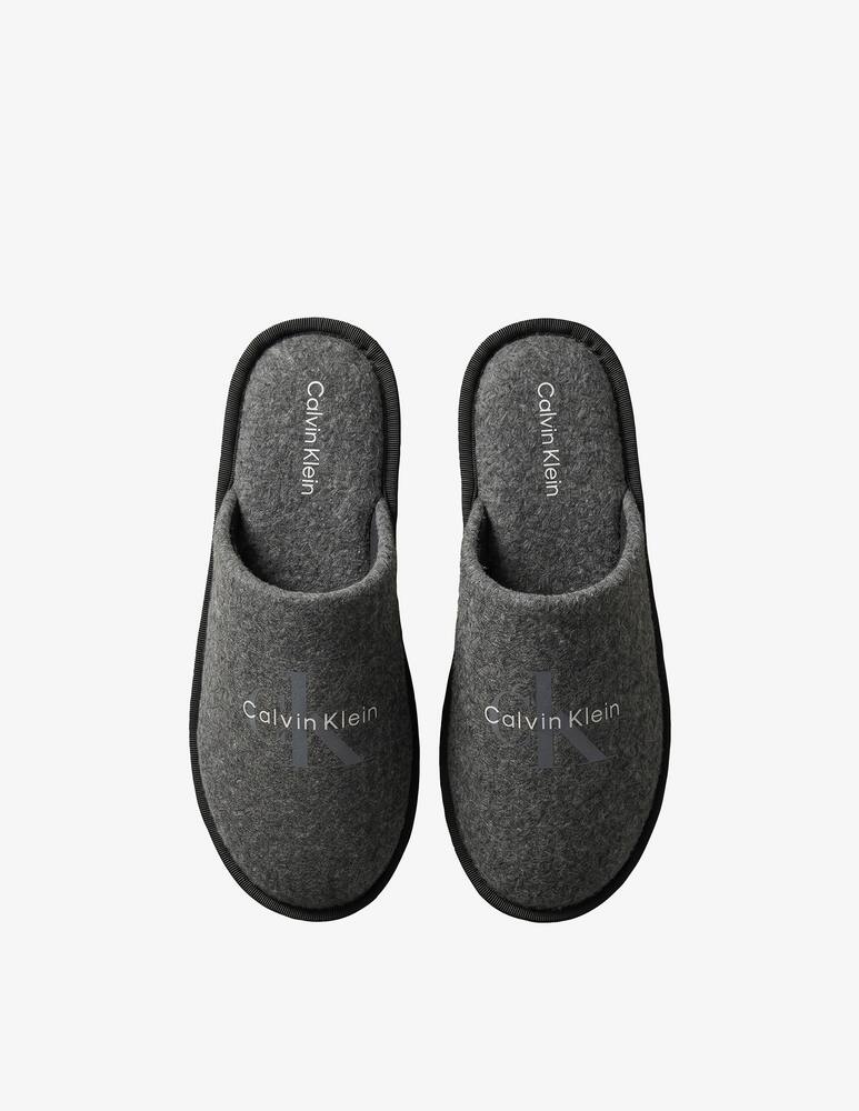 rinascente Calvin Klein Felt logo slippers