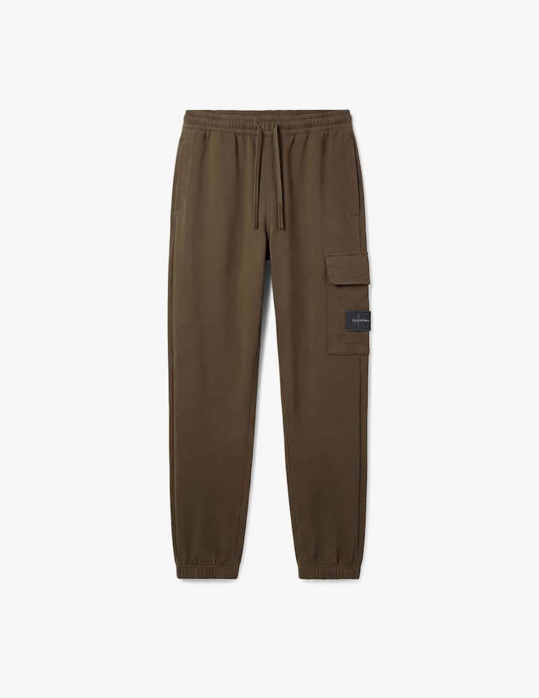Calvin Klein Jeans Pantaloni jogger cargo in felpa - immagine 6