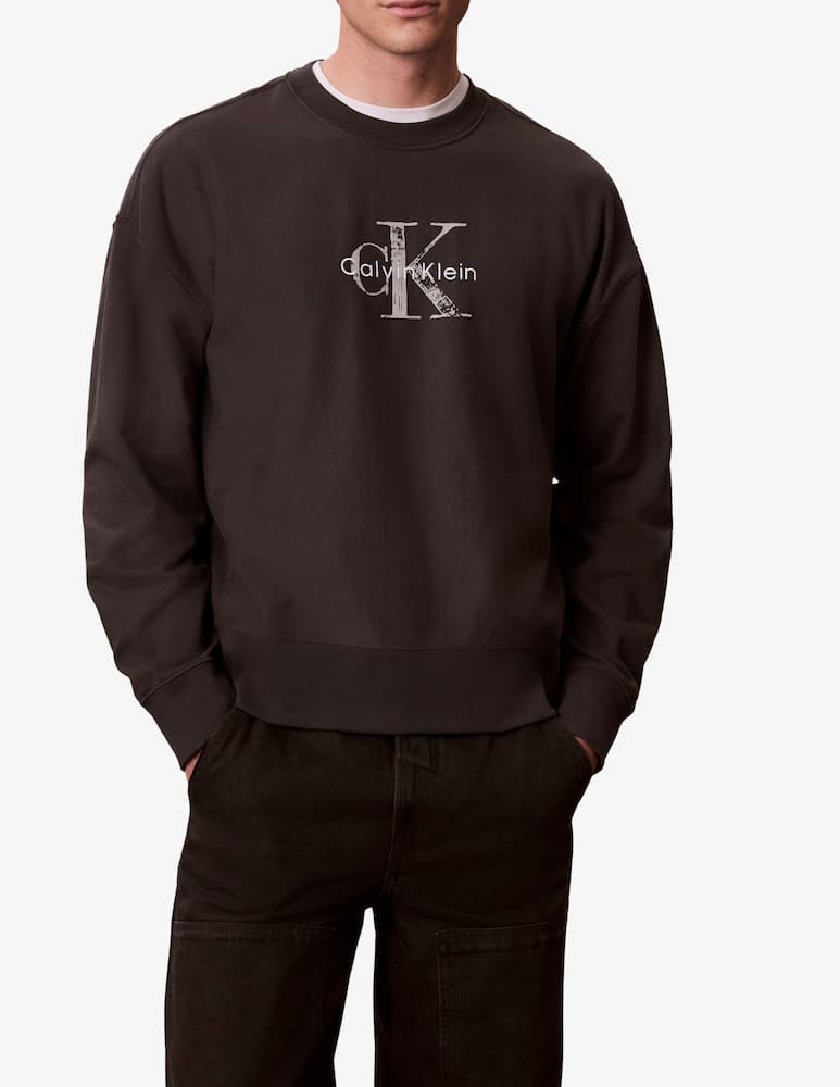 rinascente Calvin Klein Jeans Logo crewneck sweatshirt