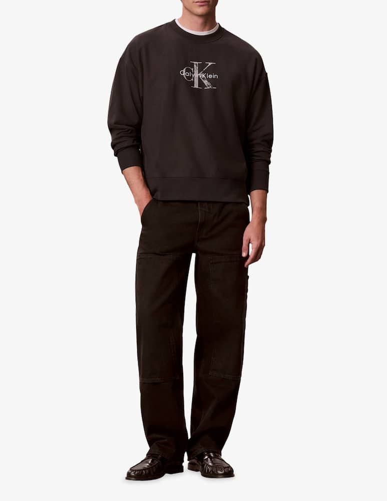 rinascente Calvin Klein Jeans Logo crewneck sweatshirt