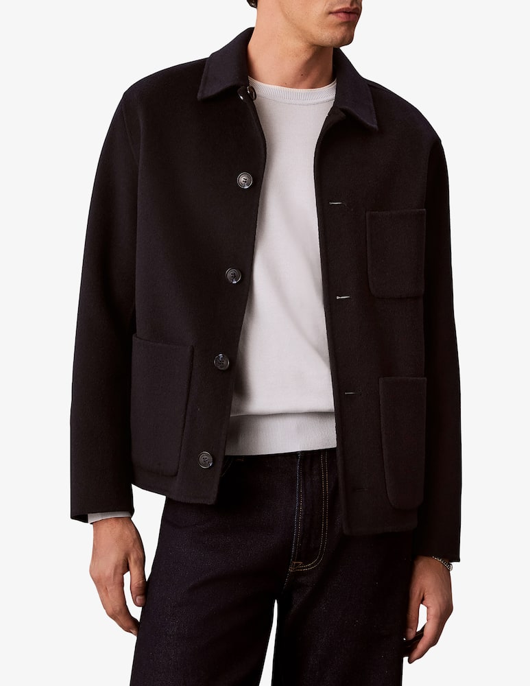 Calvin Klein Reversible wool blend chore jacket - picture 1 Calvin Klein Reversible wool blend chore jacket - picture 1