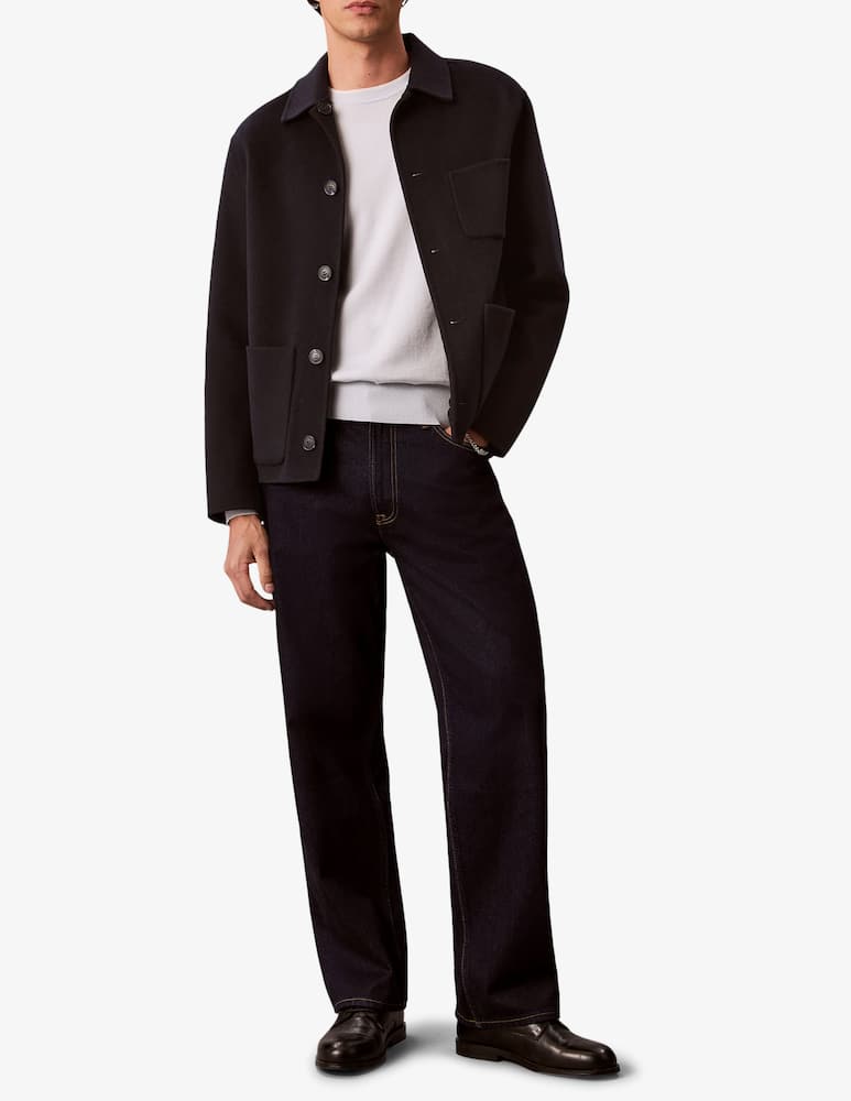 Calvin Klein Reversible wool blend chore jacket - picture 2 Calvin Klein Reversible wool blend chore jacket - picture 2