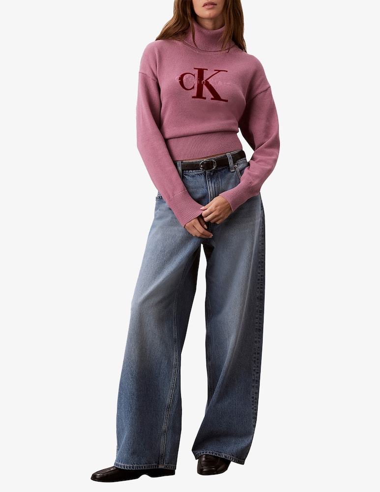 Calvin Klein Jeans Logo turtleneck pullover - picture 2