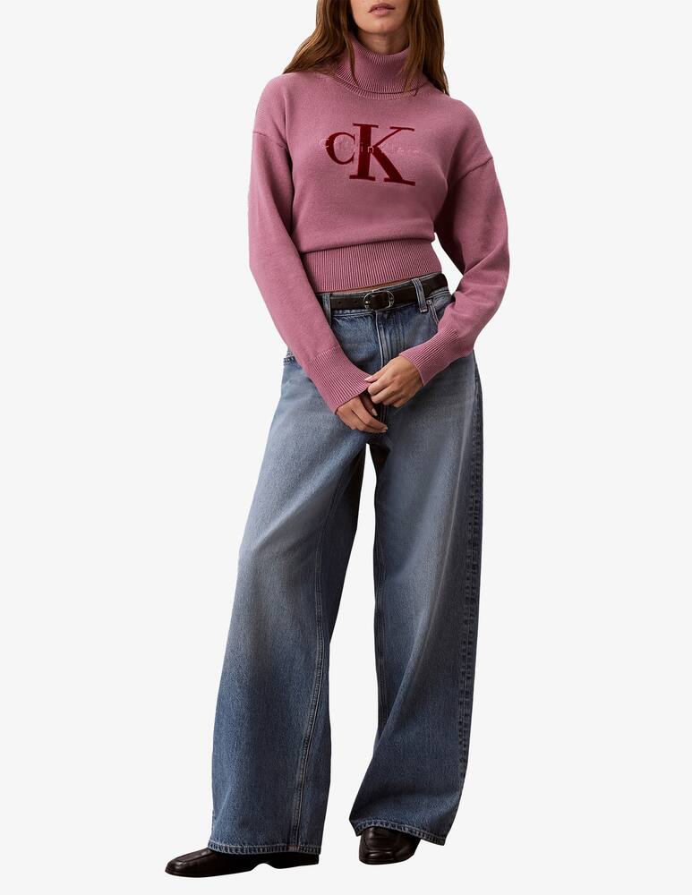 rinascente Calvin Klein Jeans Pullover a collo alto con logo