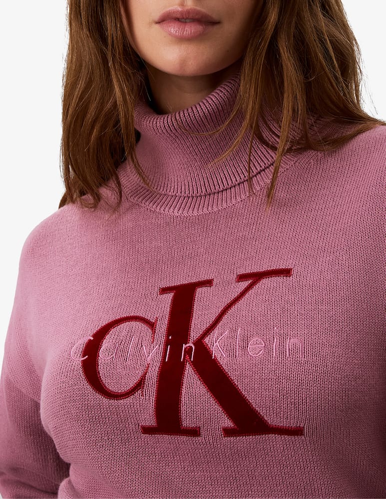 Calvin Klein Jeans Logo turtleneck pullover - picture 4