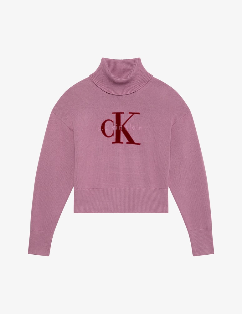 Calvin Klein Jeans Logo turtleneck pullover - picture 5