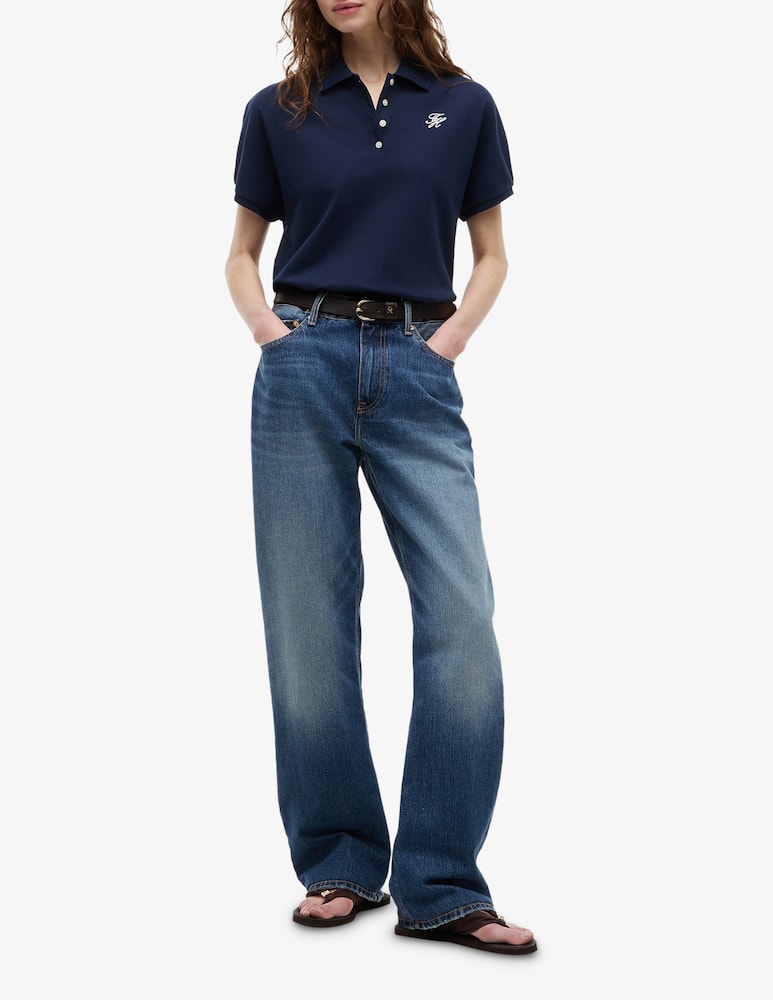 rinascente Tommy Hilfiger Polo boxy in misto cotone