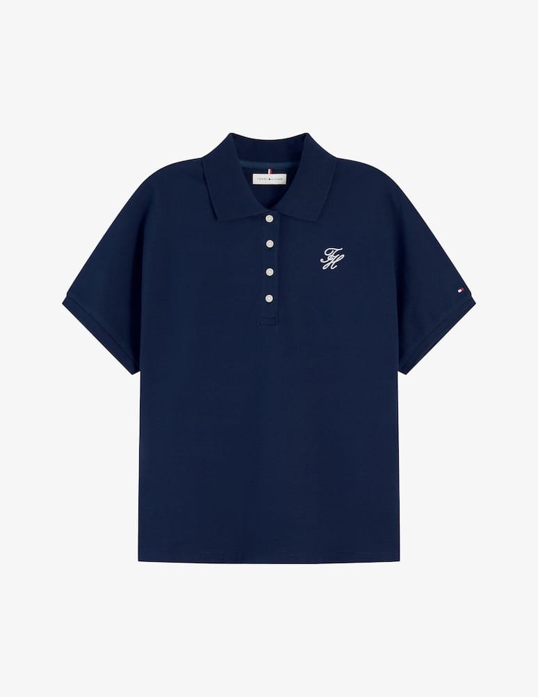 rinascente Tommy Hilfiger Polo boxy in misto cotone
