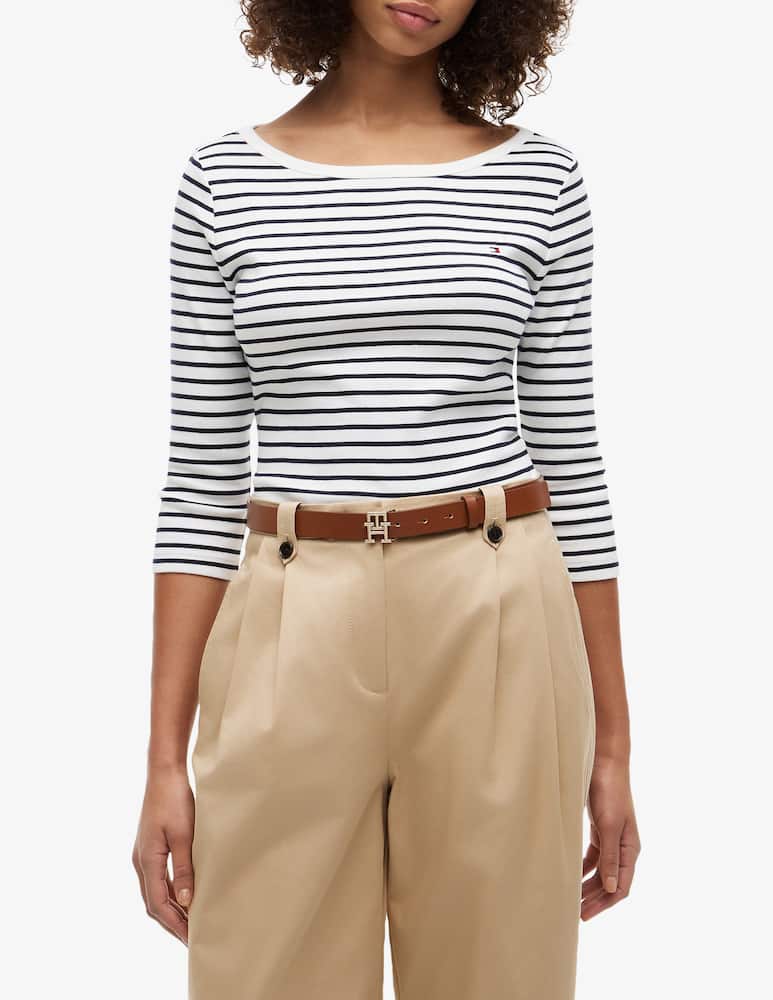 rinascente Tommy Hilfiger Maglia con scollo a barca e maniche a 3/4