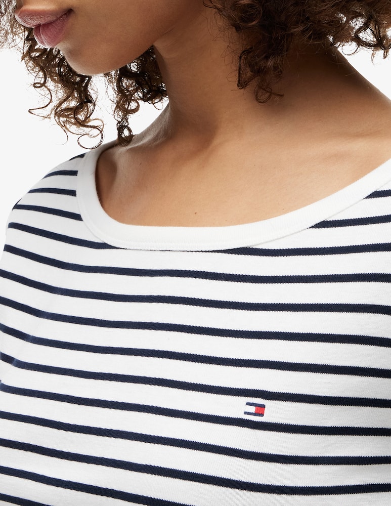 rinascente Tommy Hilfiger Maglia con scollo a barca e maniche a 3/4