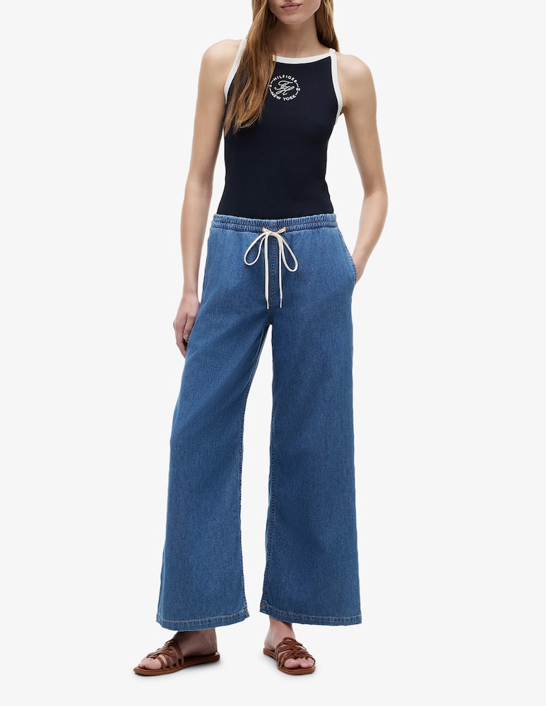 rinascente Tommy Hilfiger Jeans a gamba larga con coulisse