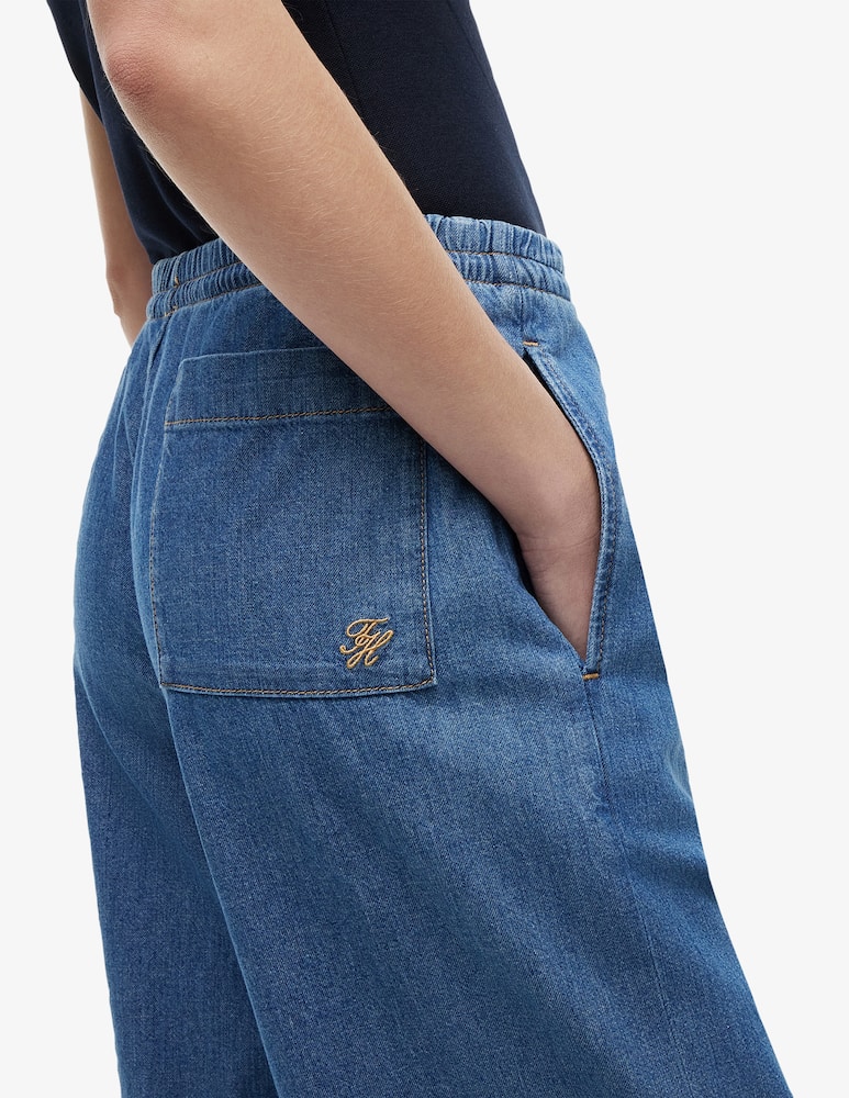 rinascente Tommy Hilfiger Jeans a gamba larga con coulisse
