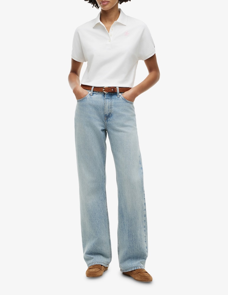 rinascente Tommy Hilfiger Polo boxy in misto cotone