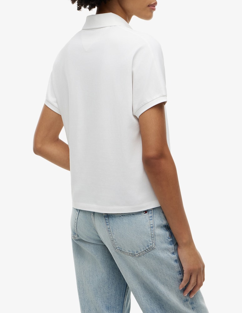 rinascente Tommy Hilfiger Polo boxy in misto cotone