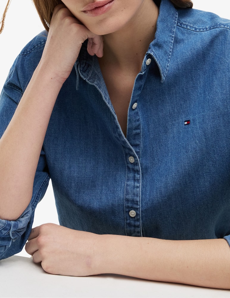 Tommy Hilfiger Camicia boxy in jeans - immagine 4 Tommy Hilfiger Camicia boxy in jeans - immagine 4