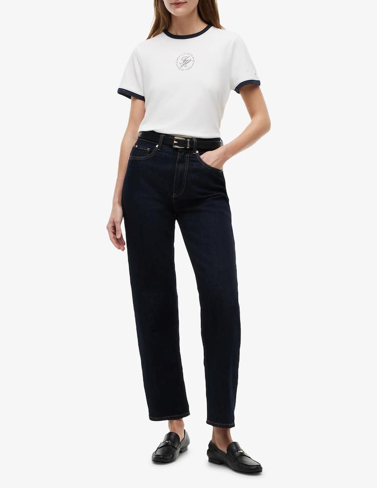 Tommy Hilfiger T-shirt jersey logo centrale - immagine 2 Tommy Hilfiger T-shirt jersey logo centrale - immagine 2