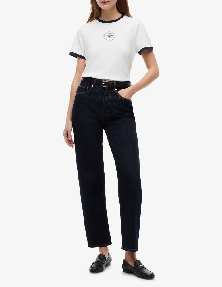 rinascente Tommy Hilfiger T-shirt jersey logo centrale
