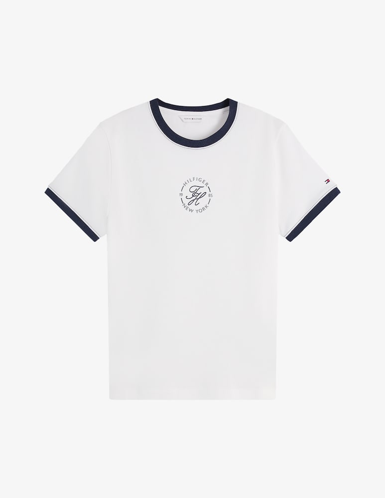 Tommy Hilfiger T-shirt jersey logo centrale - immagine 5 Tommy Hilfiger T-shirt jersey logo centrale - immagine 5