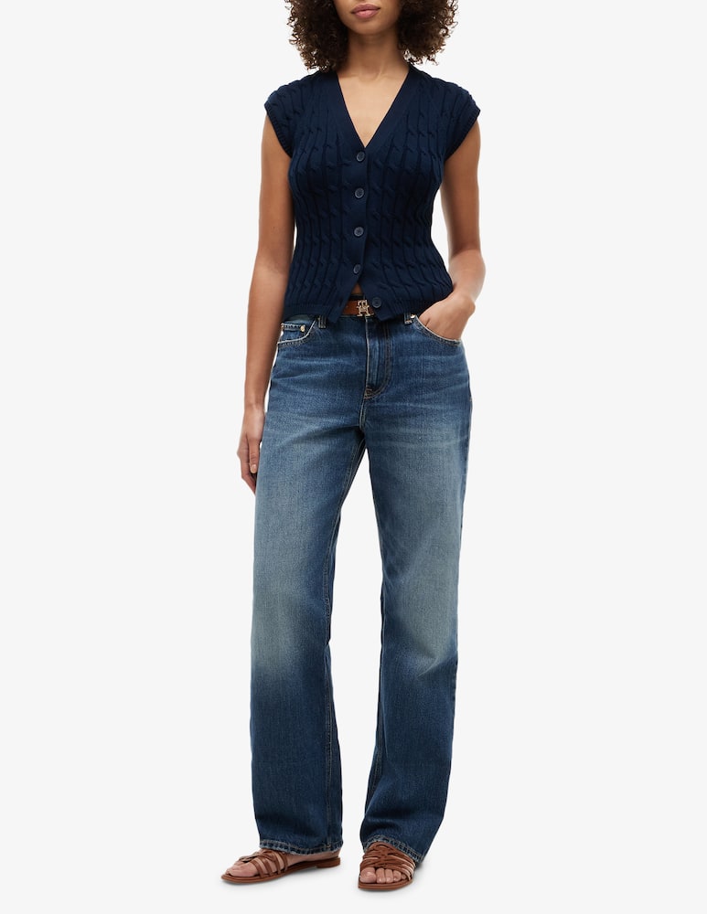 rinascente Tommy Hilfiger Gilet con bottoni in cotone