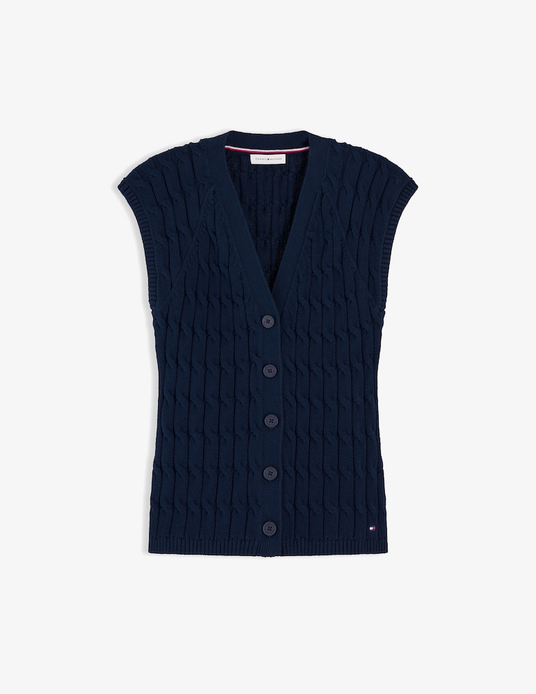 rinascente Tommy Hilfiger Gilet con bottoni in cotone