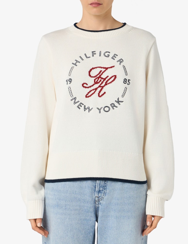 rinascente Tommy Hilfiger Logo knit jumper