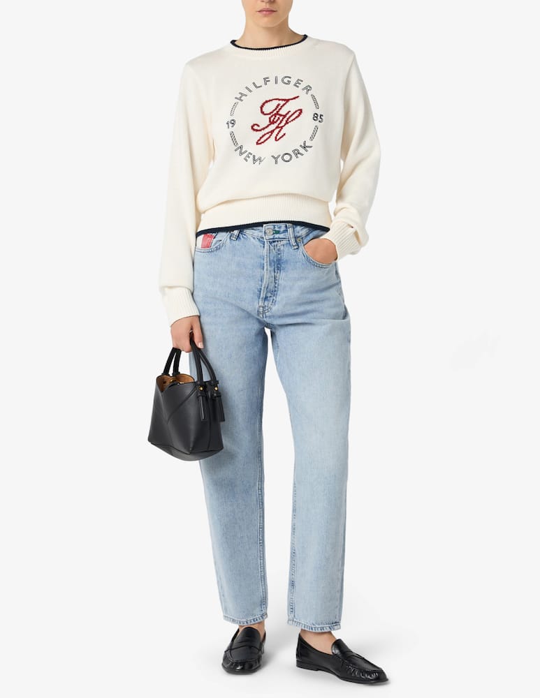 rinascente Tommy Hilfiger Logo knit jumper