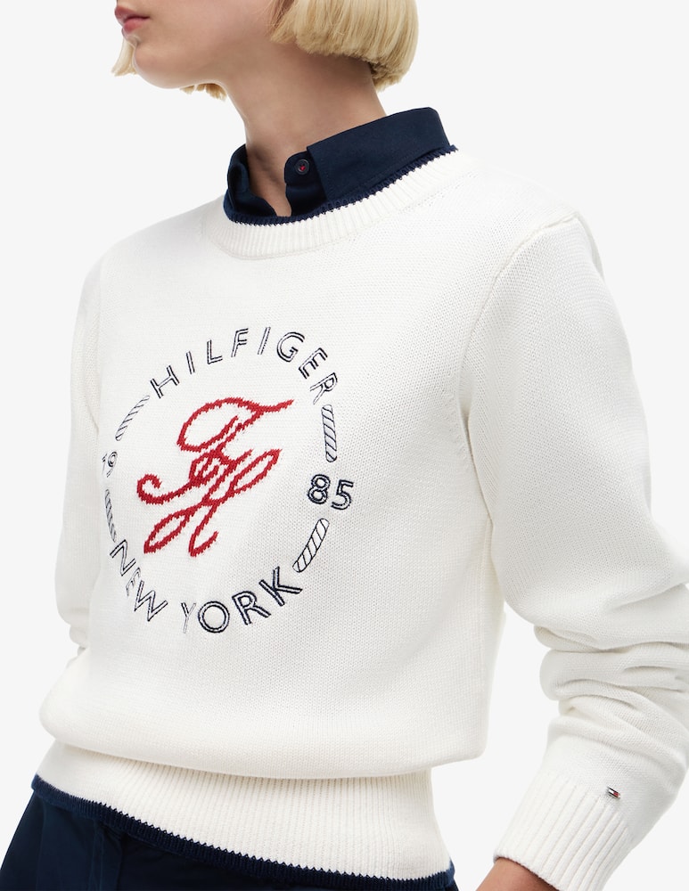 rinascente Tommy Hilfiger Logo knit jumper